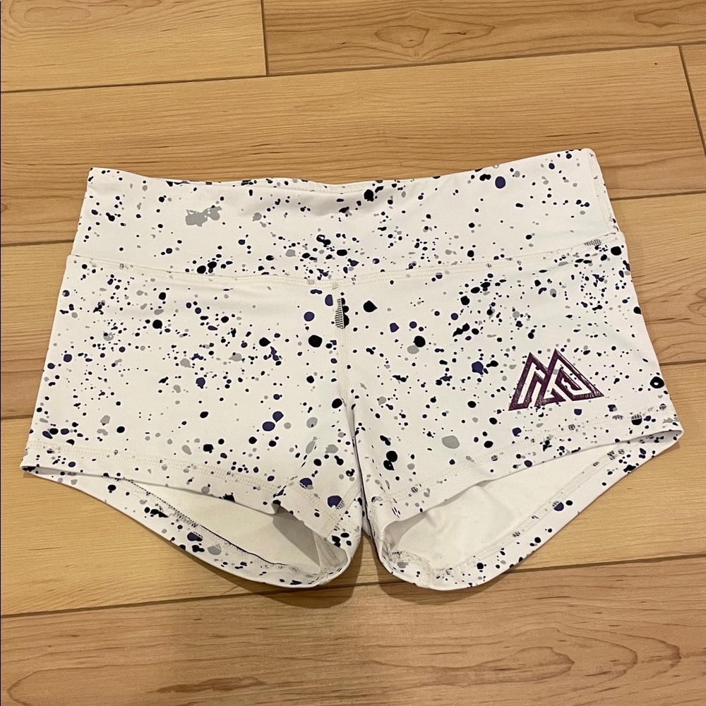 Misfit White and Purple Women's Shorts